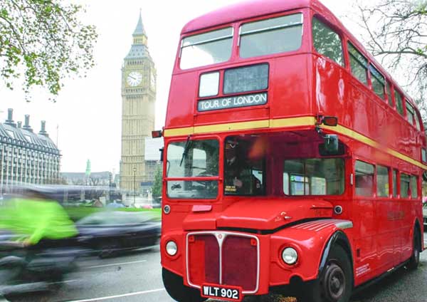 Vintage London Bus Tour & Thames Cruise